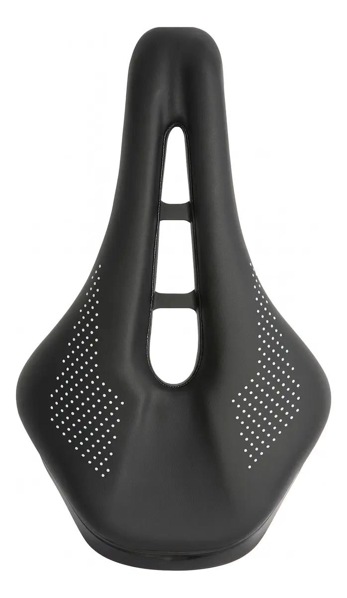 ASIENTO ERGONOMICO PARA BICICLETA CON CANAL DE ALIVIO ANTIPROSTATICO - 1