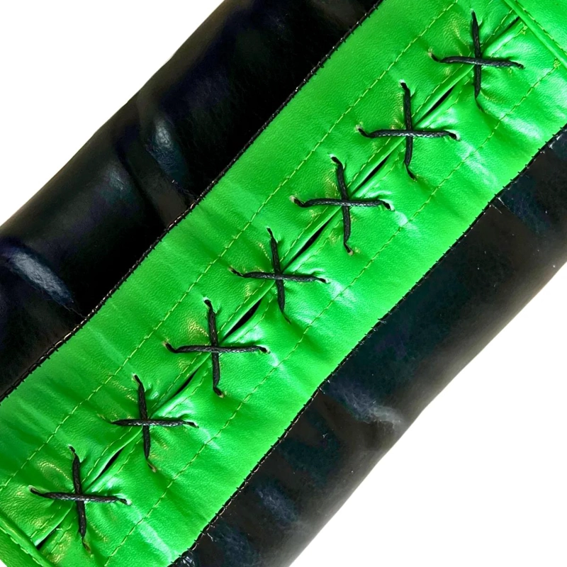 SACO DE ARENA 10 KG PARA ENTRENAMIENTO FUNCIONAL Y FITNESS COLOR NEGRO Y VERDE - 2