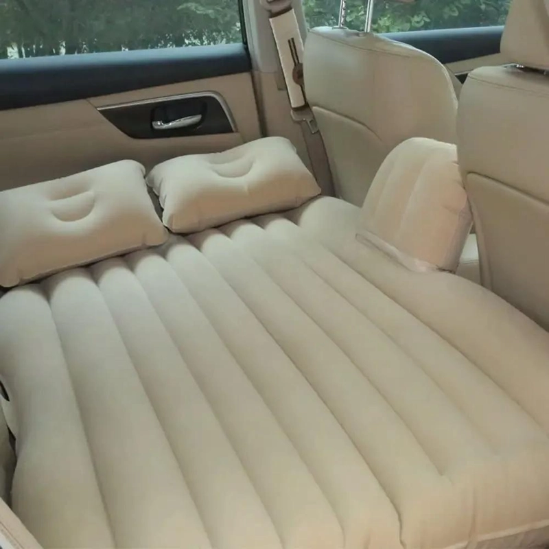 COLCHON INFLABLE PARA AUTO CON DOS ALMOHADAS Y INFLADOR INCLUIDO - 2