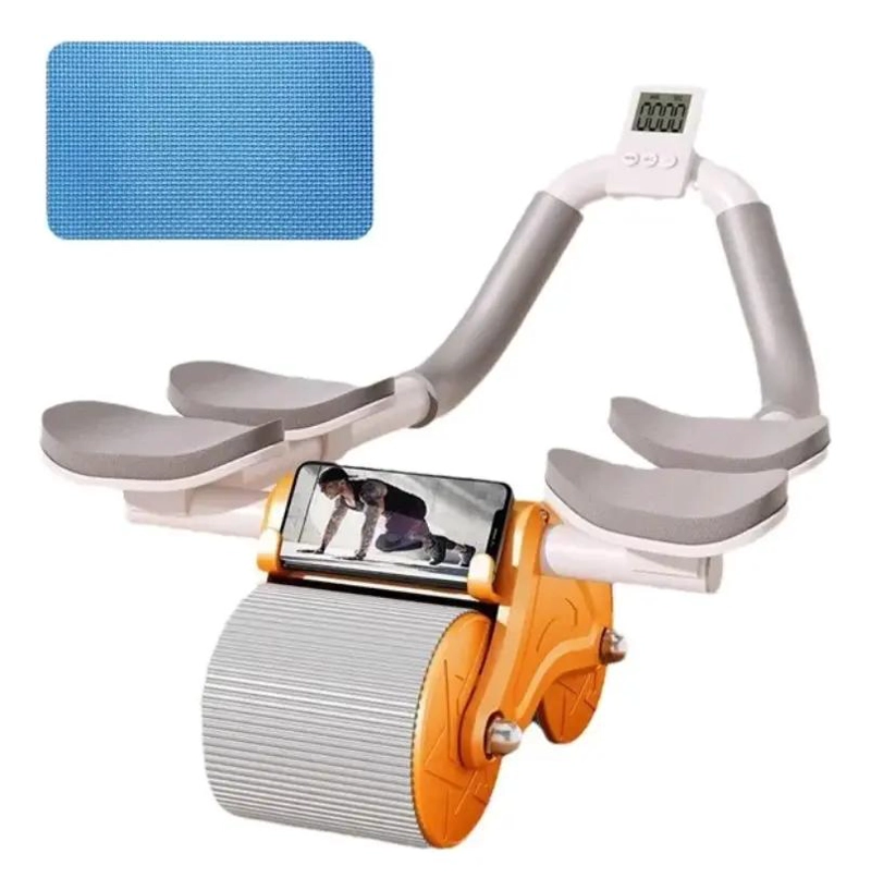 RODILLO PARA EJERCICIO ABDOMINAL CON SOPORTE Y REBOTE AUTOMATICO - 1