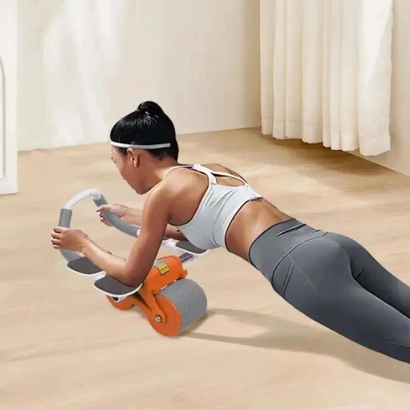 RODILLO PARA EJERCICIO ABDOMINAL CON SOPORTE Y REBOTE AUTOMATICO - 4