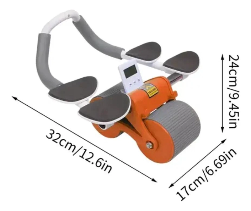 RODILLO PARA EJERCICIO ABDOMINAL CON SOPORTE Y REBOTE AUTOMATICO - 5