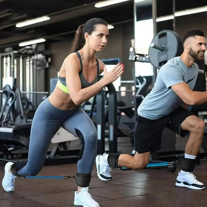 SET DE 5 GRILLETES PARA TOBILLO IDEALES PARA ENTRENAMIENTO DE GLUTEOS Y GIMNASIO - 3