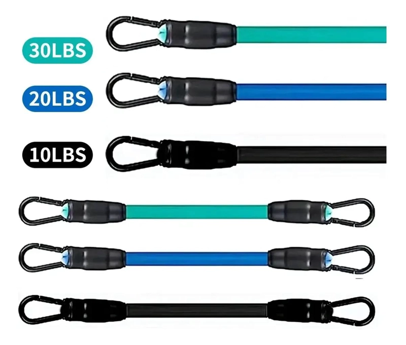 SET DE 5 GRILLETES PARA TOBILLO IDEALES PARA ENTRENAMIENTO DE GLUTEOS Y GIMNASIO - 4