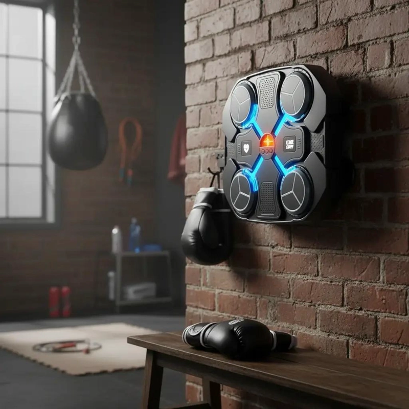 MAQUINA DE BOXEO CON MUSICA Y CONEXION BLUETOOTH PARA NIÑOS DE 8 A 12 AÑOS - 5
