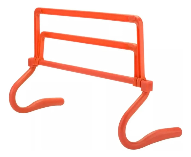 SET DE 6 VALLAS AJUSTABLES PARA ENTRENAMIENTO DE FITNESS ENTRE 15 Y 35 CM - 3