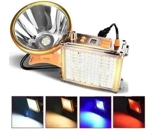 LINTERNA FOCO LED PARA CAMPING Y ACTIVIDADES AL AIRE LIBRE 1200W - 3