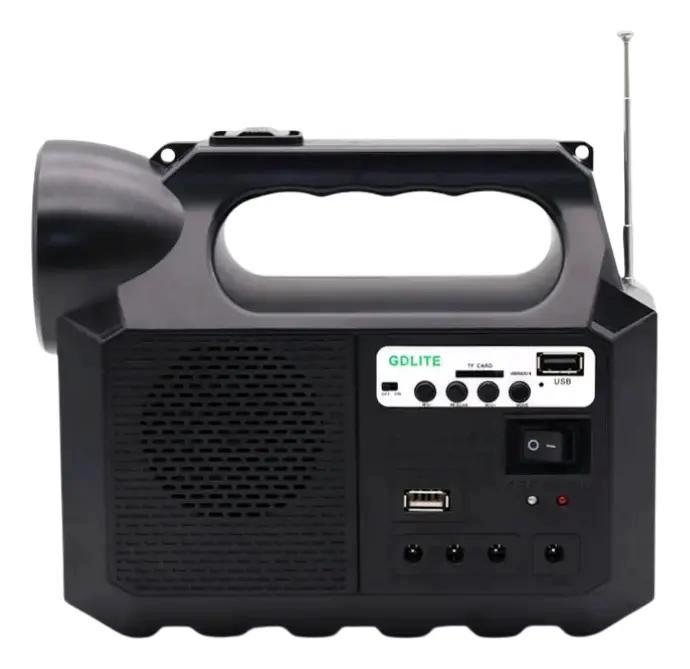 KIT SOLAR PORTATIL CON AMPOLLETAS LED, RADIO FM Y BLUETOOTH MP3 - 4