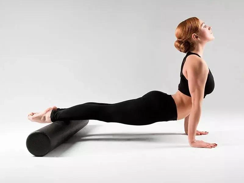 RODILLO DE ESPUMA COMPRIMIDA PARA YOGA Y PILATES CON SUPERFICIE LISA - 2