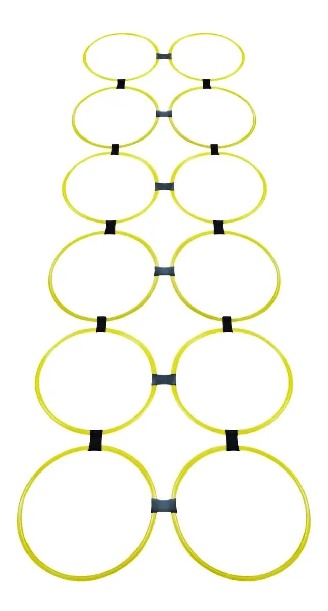 SET DE 12 AROS PARA ENTRENAMIENTO DE VELOCIDAD Y COORDINACION - 1