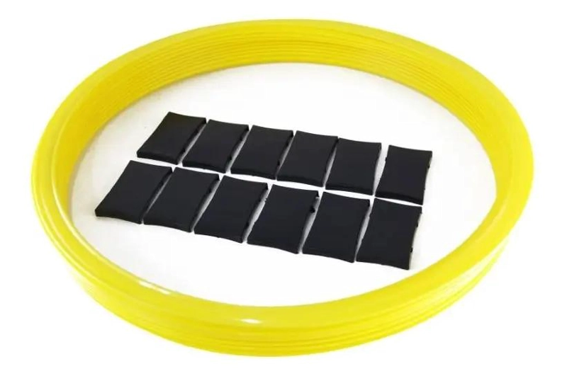 SET DE 12 AROS PARA ENTRENAMIENTO DE VELOCIDAD Y COORDINACION - 2