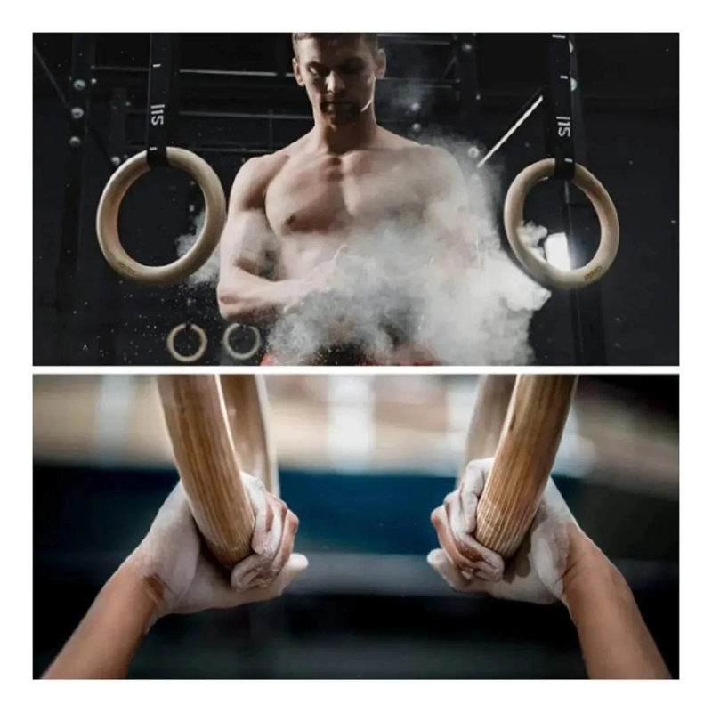 ANILLAS PARA ENTRENAMIENTO DE CALISTENIA CON CORREAS AJUSTABLES Y HEBILLAS META- - 2