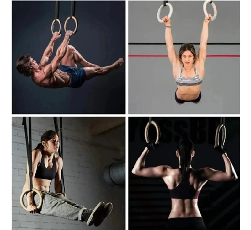 ANILLAS PARA ENTRENAMIENTO DE CALISTENIA CON CORREAS AJUSTABLES Y HEBILLAS META- - 3