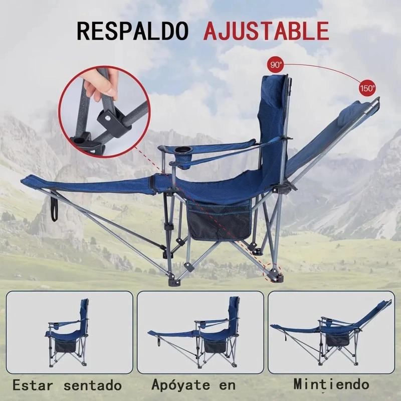 SILLON RECLINABLE PLEGABLE DESMONTABLE PARA ACTIVIDADES AL AIRE LIBRE - 4