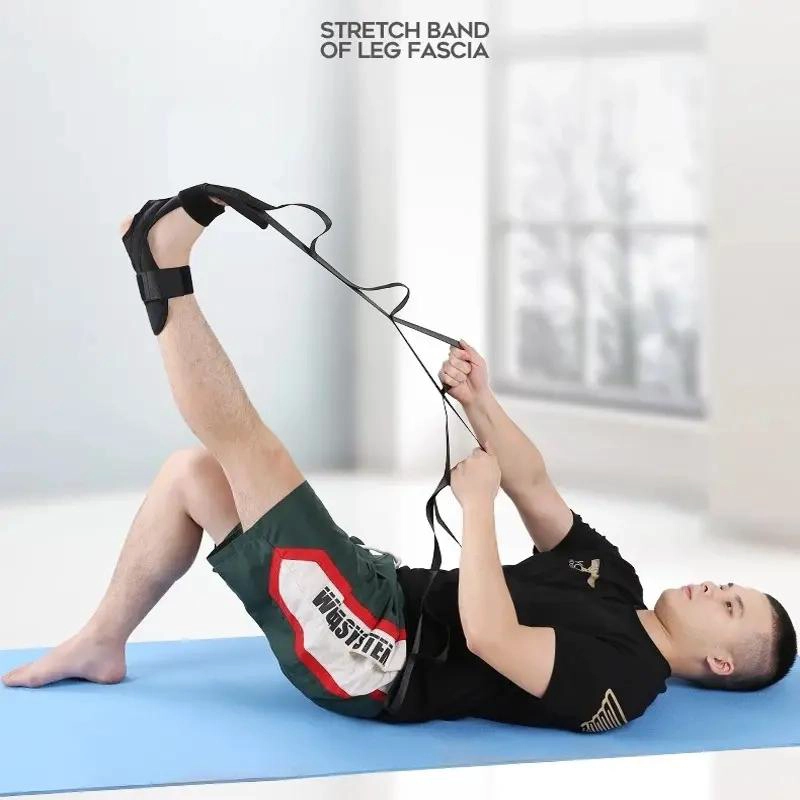 SET DE 2 CORREAS ELASTICAS PARA ESTIRAMIENTO Y EJERCICIOS DE PIERNAS - 3