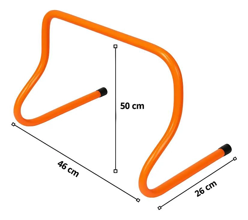SET DE 4 VALLAS DE SALTO PARA ENTRENAMIENTO DE AGILIDAD DE 50 CM - 1