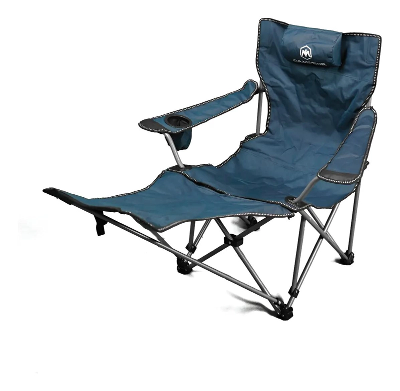 SILLA PLEGABLE PORTATIL PARA USO INTERIOR Y EXTERIOR CON ESTRUCTURA RESISTENTE - 1