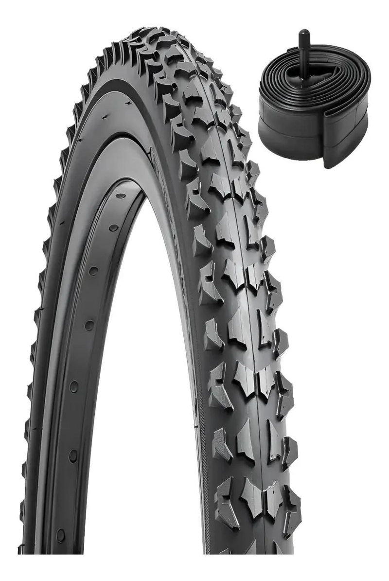 NEUMATICO PARA BICICLETA ARO 20 X 2.125 COLOR NEGRO PARA MTB - 1