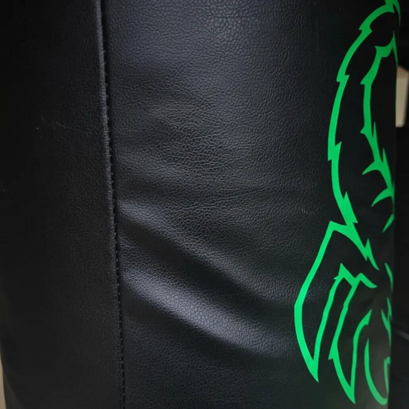 SACO DE BOXEO PROFESIONAL 120 CM CON 3 CAPAS DE CUERO SINTE TICO - 2