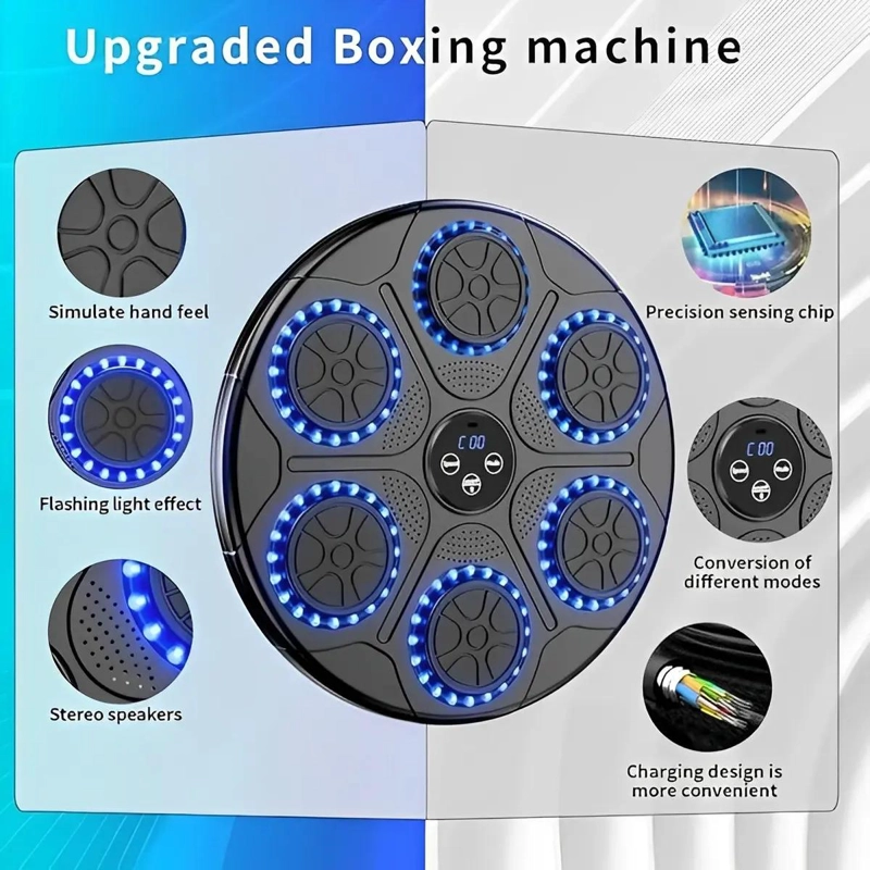 MAQUINA DE BOXEO PARA ENTRENAMIENTO Y EJERCICIO EN PARED RESISTENTE - 4