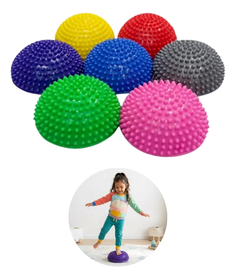 BOSU MINI PARA EQUILIBRIO Y PSICOMOTRICIDAD INFANTIL CON INFLADOR - 1