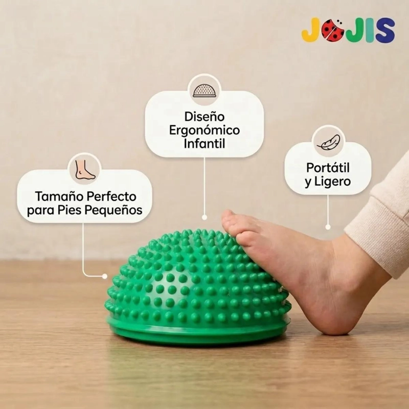 BOSU MINI PARA EQUILIBRIO Y PSICOMOTRICIDAD INFANTIL CON INFLADOR - 2