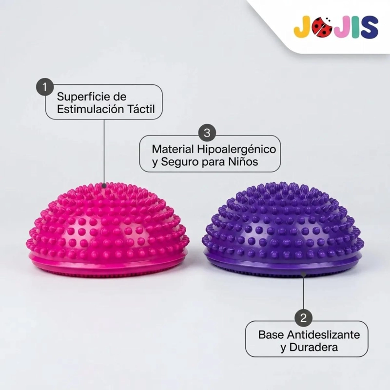 BOSU MINI PARA EQUILIBRIO Y PSICOMOTRICIDAD INFANTIL CON INFLADOR - 3
