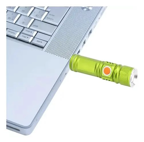 LINTERNA RECARGABLE LED USB CON 3000 LUMENES Y LUZ CREE - 2