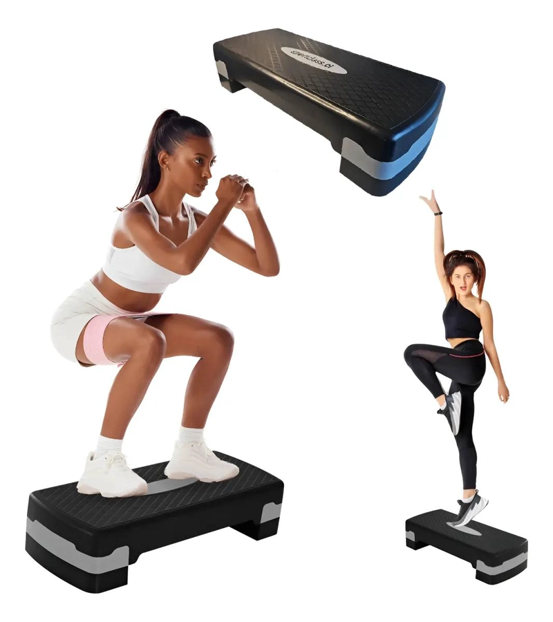 STEP AEROBICO AJUSTABLE CON 2 NIVELES DE ALTURA ENTRE 10 Y 15 CM - 1