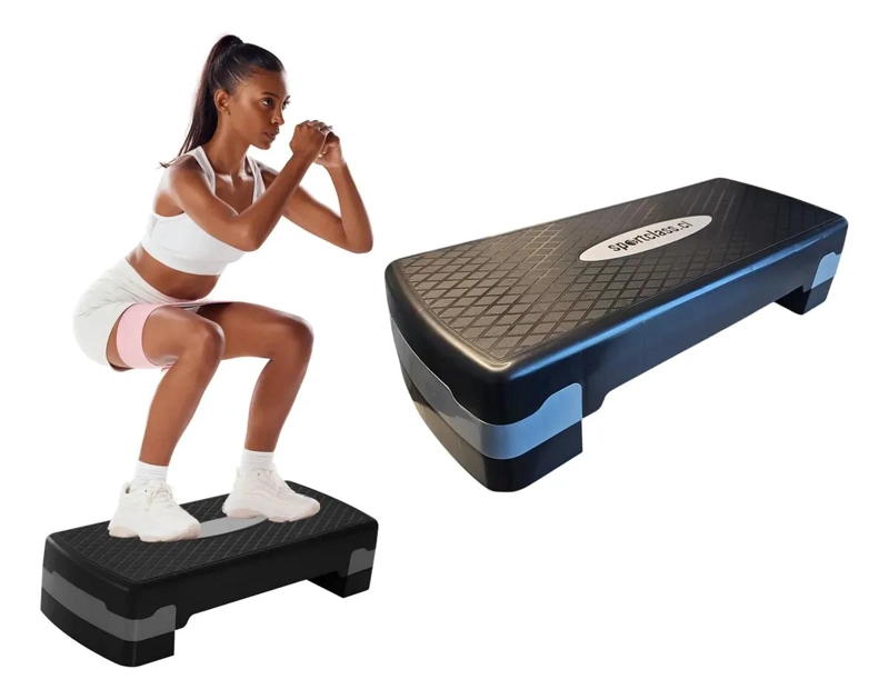 STEP AEROBICO AJUSTABLE CON 2 NIVELES DE ALTURA ENTRE 10 Y 15 CM - 4