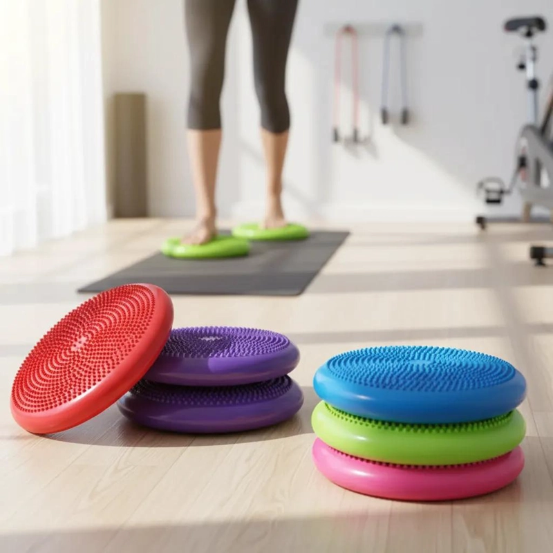 DISCO DE BALANCE Y EQUILIBRIO CON ALMOHADILLA ANTIDESLIZANTE 33 CM - 2