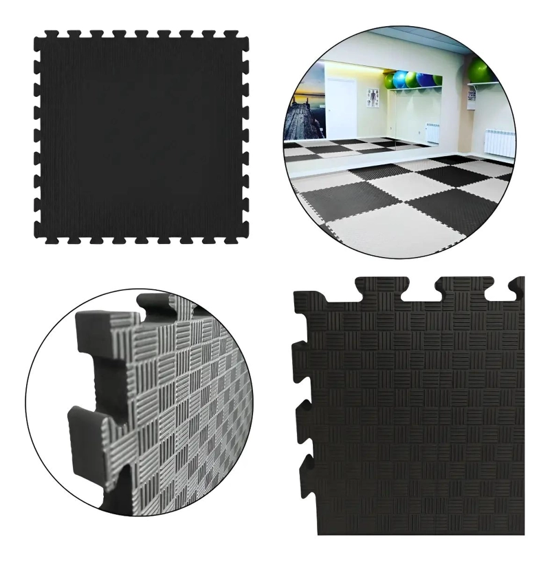 TATAMI DE PISO EN GOMA EVA ENCASTRABLE 100X100X2.5 CM - 1