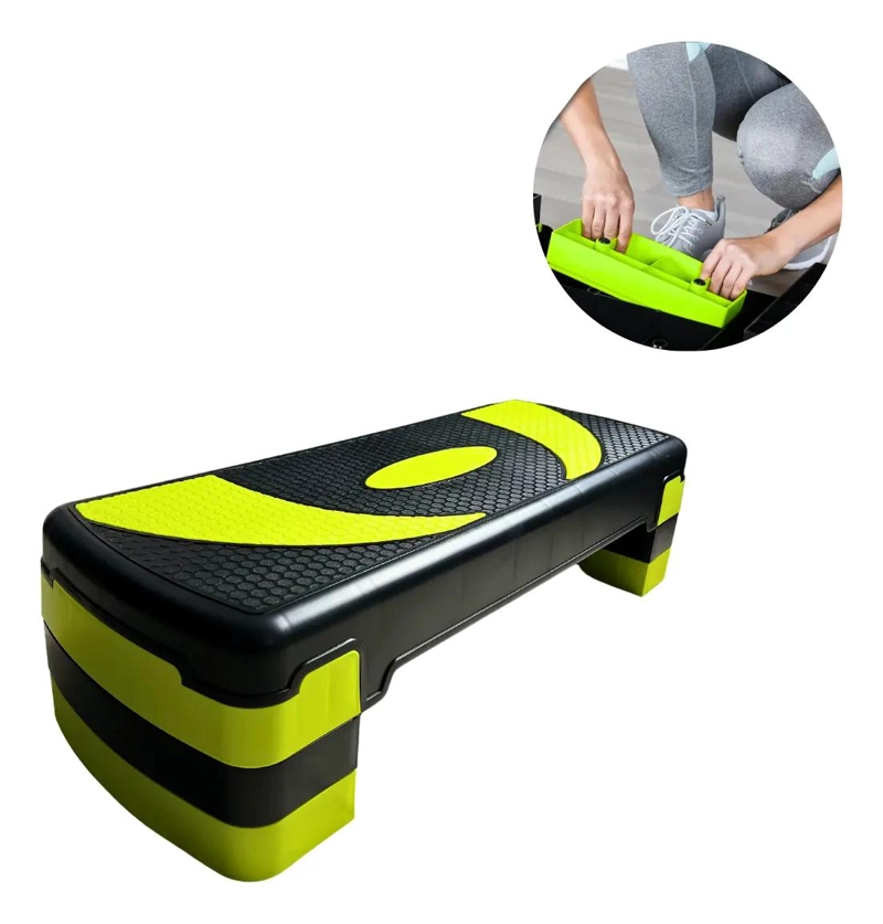 STEP AEROBICO AJUSTABLE CON 3 NIVELES Y SUPERFICIE ANTIDESLIZANTE - 4