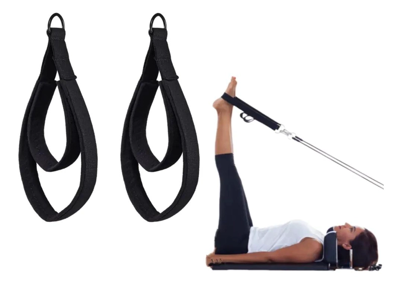 CORREAS DE PILATES CON DOBLE BUCLE PARA EJERCICIOS EN REFORMADOR - 1