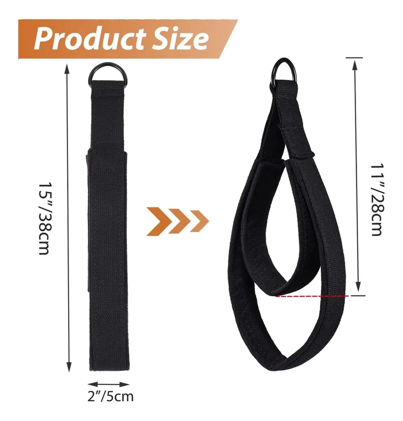 CORREAS DE PILATES CON DOBLE BUCLE PARA EJERCICIOS EN REFORMADOR - 2