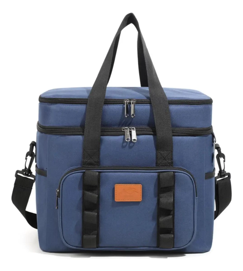 BOLSO TE RMICO DE 24 LITROS CON MULTIPLES COMPARTIMIENTOS AZUL - 1
