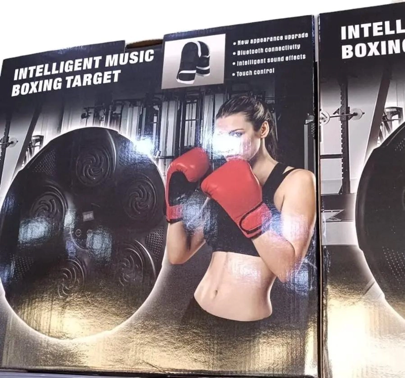 MAQUINA ELECTRONICA DE BOXEO CON CONEXION BLUETOOTH Y GUANTES INCLUIDOS - 1