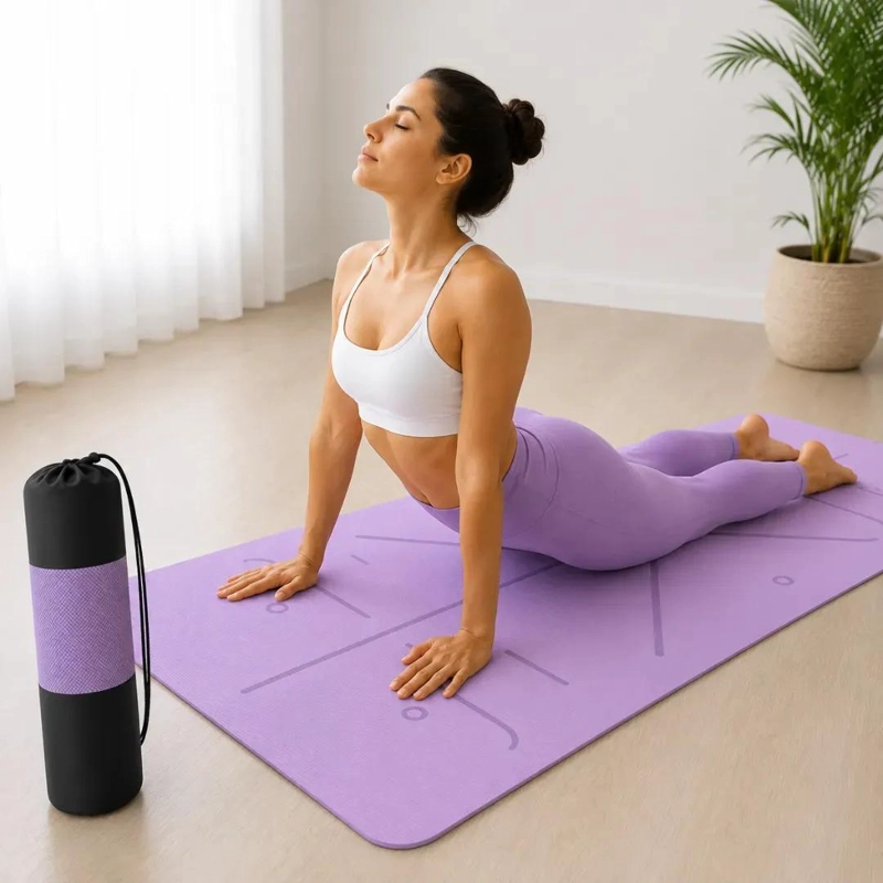 COLCHONETA PARA YOGA Y PILATES ECO 6MM CON ACCESORIOS INCLUIDOS - 2