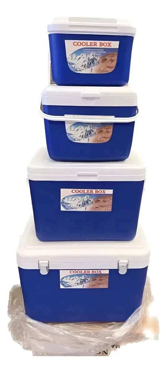 SET DE 4 NEVERAS PORTATILES PARA ENFRIAMIENTO EN PICNIC Y EXTERIORES - 1