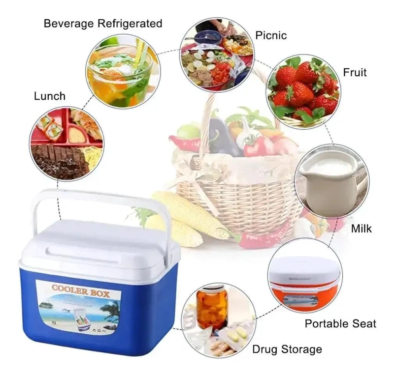 SET DE 4 NEVERAS PORTATILES PARA ENFRIAMIENTO EN PICNIC Y EXTERIORES - 3