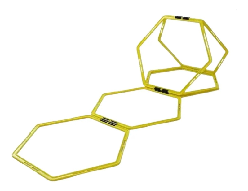 SET DE 6 HEXAGONOS PARA ENTRENAMIENTO DE COORDINACION Y AGILIDAD - 1