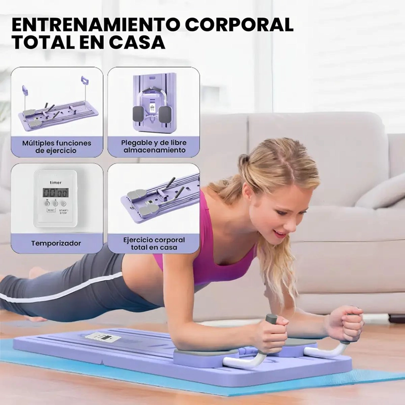 TABLA DE ENTRENAMIENTO FITNESS MULTIFUNCIONAL CON 6 FUNCIONES INTEGRADAS - 1