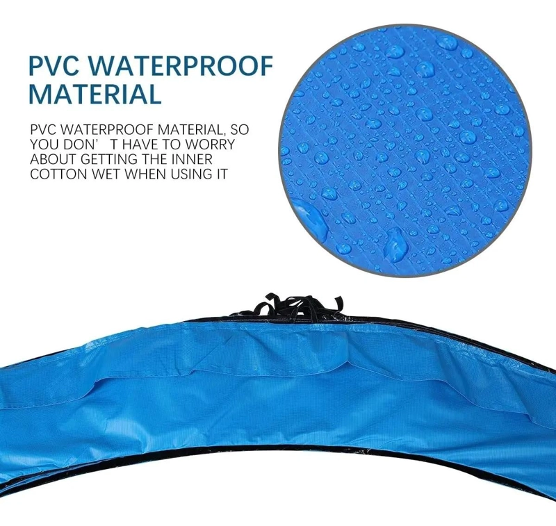 CUBRE RESORTE DE PVC DE 3,66 METROS PARA PROTECCION Y DURABILIDAD - 3