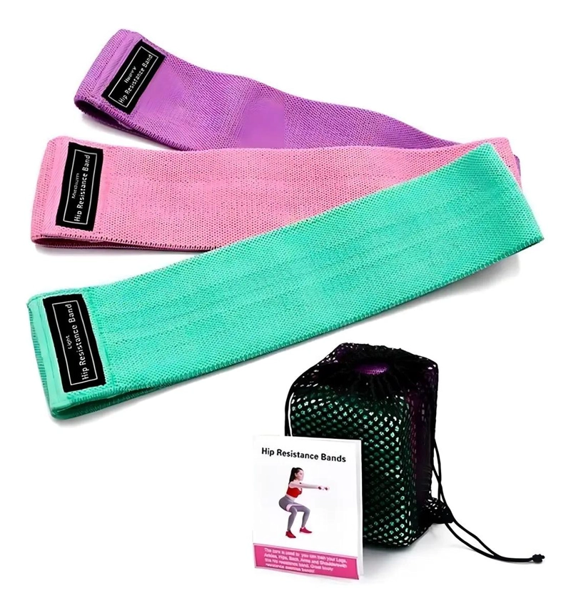 SET DE 3 BANDAS ELASTICAS DE RESISTENCIA NIVEL 3 PARA ENTRENAMIENTO - 3