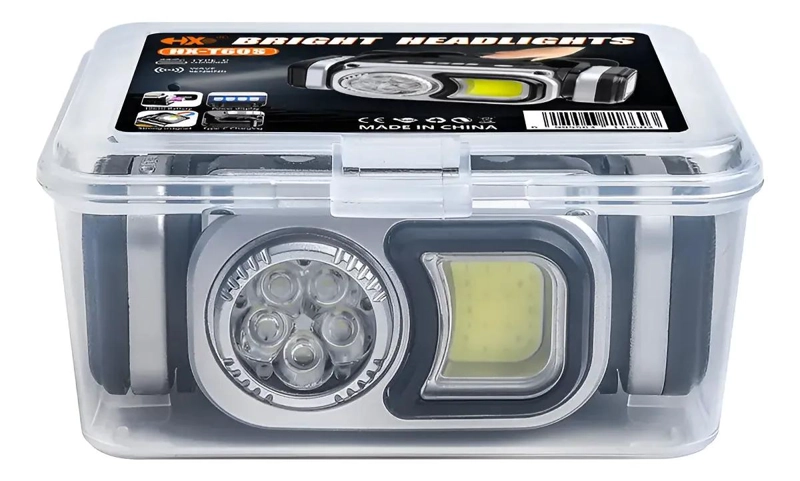 LINTERNA FRONTAL RECARGABLE CON LUZ POTENTE PARA ACTIVIDADES AL AIRE LIBRE - 2