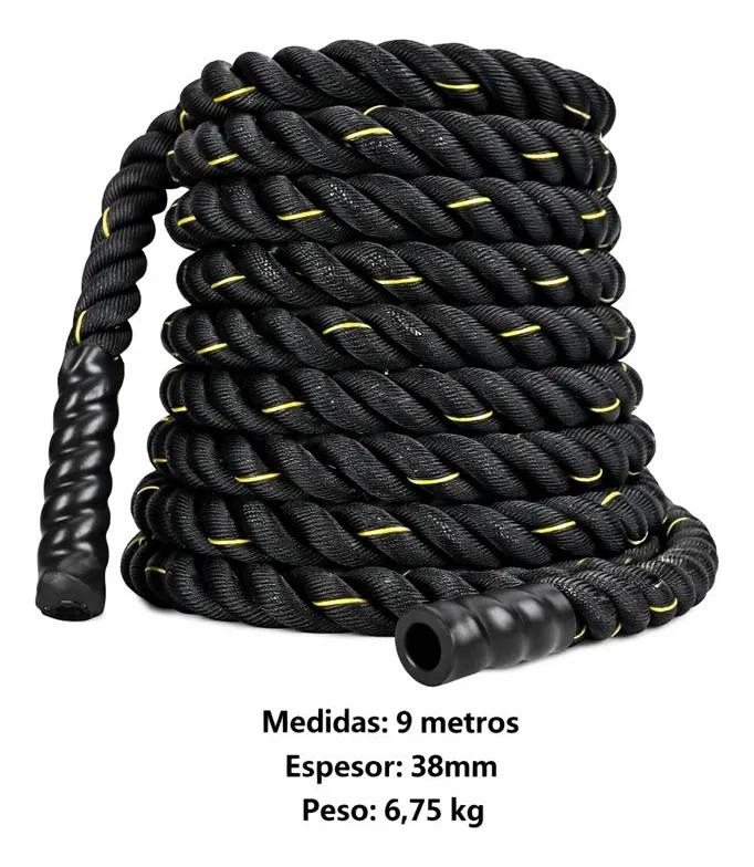 CUERDA PARA ENTRENAMIENTO FUNCIONAL LARGO 9 METROS DIAMETRO 3.8 CM - 5