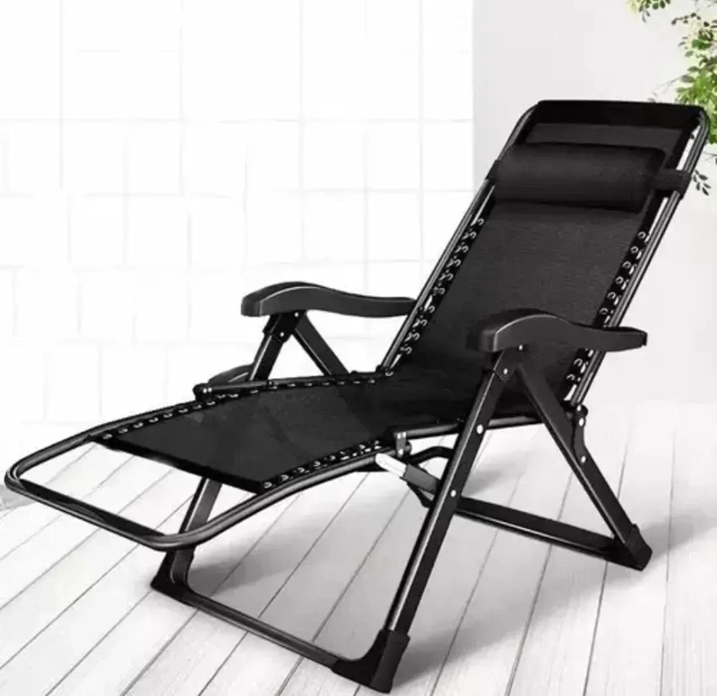 SILLA REPOSERA PLEGABLE PARA CAMPING Y PLAYA CON DISEÑO ERGONOMICO - 4