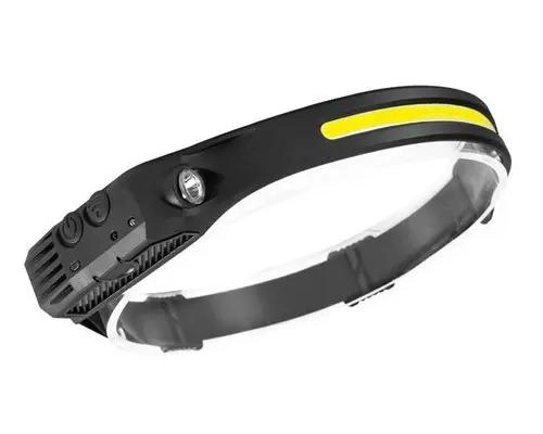 GENÉRICO LINTERNA FRONTAL RECARGABLE CON LUZ LED DE 350 LUMENES Y CARGA USB