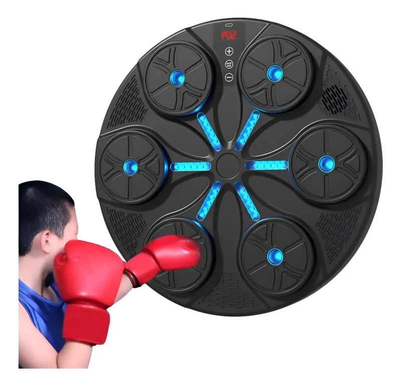 EQUIPO DE MAQUINA DE BOXEO CON MUSICA ELECTRONICA Y CONEXION BLUETOOTH - 1
