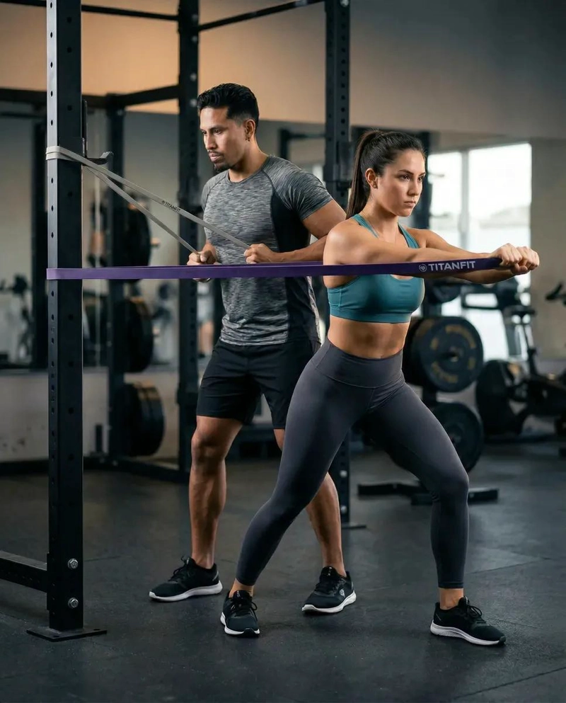 PACK DOBLE BANDAS ELASTICAS PARA EJERCICIO CON RESISTENCIA VARIADA - 2